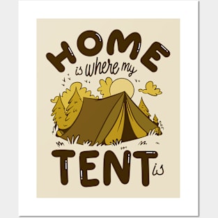 Where to pitch a tent Posters and Art